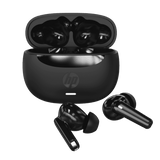 HP H150 Wireless in-Ear Earbuds, Bluetooth Connectivity, Digital Active Noise Cancelation Black