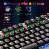 Coconut Wired  Mechanical Gaming Keyboard With Backlit Led K18 RAGE