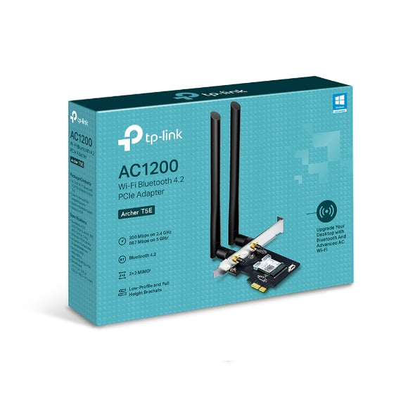 Tp Link Archer T5E AC1200 Dual Band PCIe Express Wifi + BT 4.2 Adapter BROOT COMPUSOFT LLP JAIPUR 