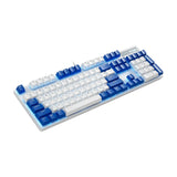 Rapoo V500PRO Blue White Edition Full Size Mechanical USB-a Gaming Keyboard