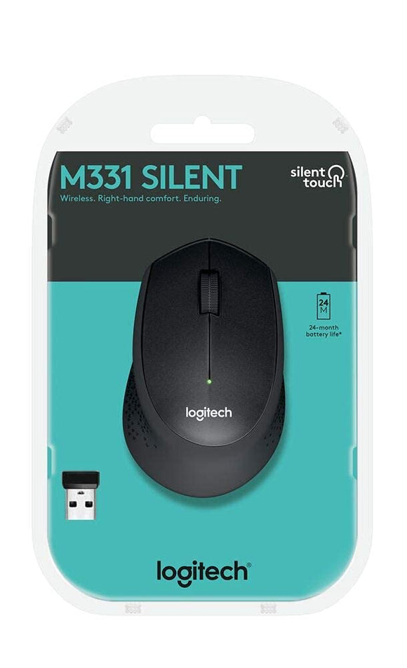 Logitech M331 Silent Plus Wireless Bluetooth Mouse Black BROOT COMPUSOFT LLP JAIPUR 