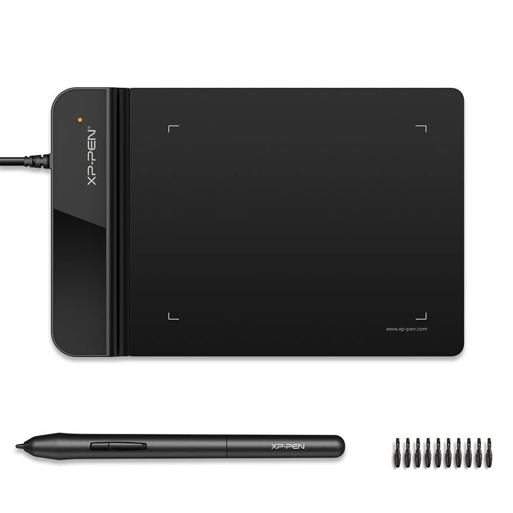 XPPen StarG430S 4x3 Inches Graphic Pen Tablet, 8192 Pressure Levels, B ...