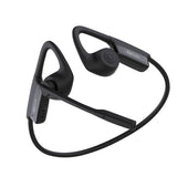 NG EarSafe Comm  Open Ear Air Conduction Headphones with Mic & Noise Cancelling Boom Mic  Mute Button  17+ Hrs Battery  Type-C Fast Charging  Open Ear Headphones for Work & Calls