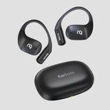 NG EarSafe OpenBuds Wireless Open Ear Earbuds with Hook Design Quad Mic ENC for Clear Calls  12x17mm Drivers  Premium Silicone Finish