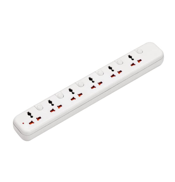 Philips Extension Cord 6 Socket 5 Switch CHP3461W