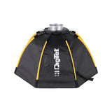 Digitek DSB-65 Bowens Portable Bowens Octagon Softbox with Double Diffuser Cloth, Compatible with All Bowens Mounts, Easy Install/Detach, Includes Carry Bag, for Studio Flashes & Continuous Light