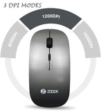 Zoook Blade Bold/Non-Rechargeable, 3DPI/Plug & Play/Silent/Auto Sleep Wireless Optical Mouse BROOT COMPUSOFT LLP JAIPUR 