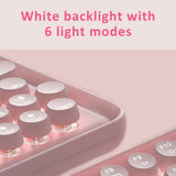 Rapoo Ralemo Pre 5 Mechanical Keyboard with Multi-Mode Technology Pink