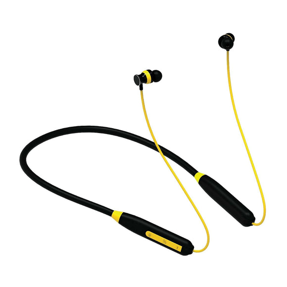 iBall Neckwear Tune2 Bluetooth Wireless Neckband (Black & Yellow)