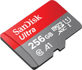 Sandisk Micro SD Card 256GB A1 Ultra C10