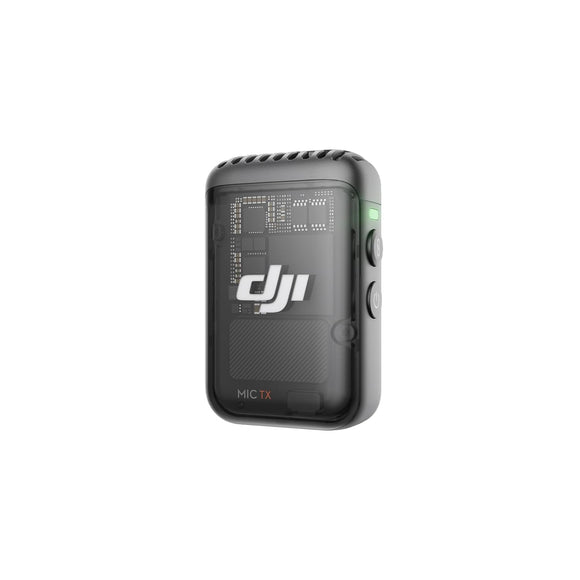 DJI Mic 2 Transmitter (Shadow Black), Wireless Microphone with Intelligent Noise Cancelling