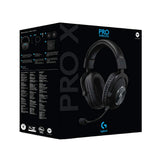 Logitech G Pro X Gaming Wired Over Ear Headphones with Mic Blue Voice Black