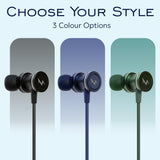 TEMPT Bounce X Neckband with 40 Hours of Playtime, Vibration Alert, Crystal Clear Sound, Fast Charging, 10MM Drivers, BT V5.2 Black