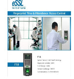 ESSL F18 Standalone Fingerprint Time Attendance and Access Control System