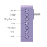 Saregama Carvaan  Wellness Plug Play Outdoor Music Player - Pre-Loaded With 16 Meditation & Wellness Tracks Based On 7 Chakras Bluetooth Connectivity Orchid Purple