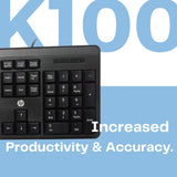 Hp Keyboard Wired K100