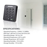 Essl SA40 Standalone Access Control System | Unlock with Passcode & RFID Smart Card | Secure Entry Solution for Office, Home & Commercial Use | Compact & Easy Installation