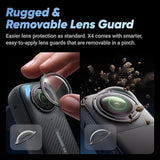 Insta 360 X4 Motorcycle Kit - 8K Waterproof 360 Action Digital Camera Black