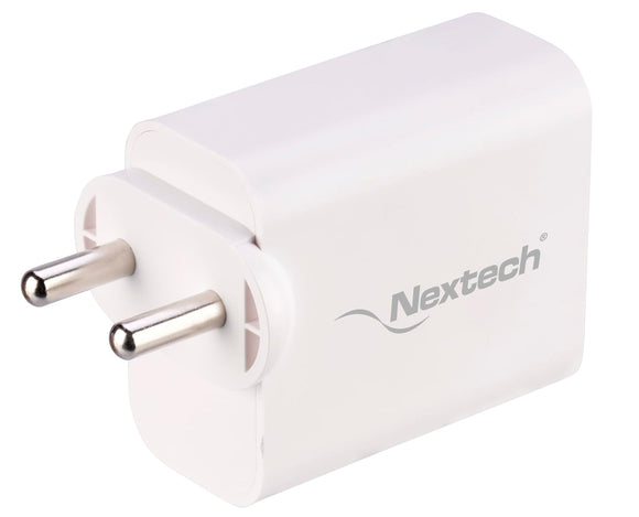 Nextech Adapter NTQ33 Universal Charger for Macbooks, Laptops, Smartphones, Tablets PDQC 65W