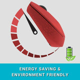 Rapoo M100 Ultra Silent Wireless Bluetooth Mouse Red