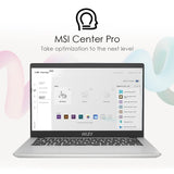 MSI Modern 14 Laptop 14 C12MO-1401IN 12th Gen Intel Core i3 Processor/8GB RAM/512GB SSD/Win11/ Microsoft Office Home & Student 2021/‎Intel HD Graphics Card/Screen Inch 14/Urban Silver