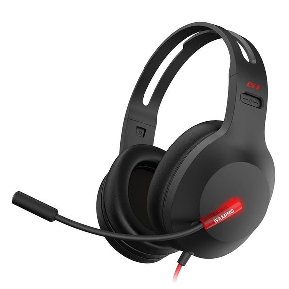 Edifier G1 USB Professional Gaming Headset with Microphone - Noise Cancelling Microphone, LED Lights - Ideal for PUBG, PS4, PC