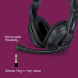 Fingers S10 Wired On-Ear Headphone with Adjustable Mic