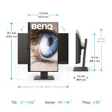 BenQ LED Monitor 24" FHD IPS with HDMI Speaker GW2485TC