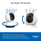 TP-Link Tapo C220 Pan Tilt Smart AI 2K 4MP QHD 1440p Home Security Wi-Fi Camera