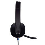 Logitech H540 USB Computer Headset with Noise-Cancelling Mic (Black)