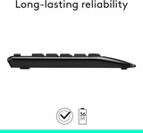 Logitech MK345 Wireless Keyboard and Mouse Combo Black