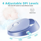 Rapoo Ralemo AIR 1 Wireless Mouse with Multi-Device Technology Bluetooth Purple