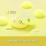 Rapoo M650 Bluetooth Multi-Device Silent Mouse, Dual Mode Bluetooth + 2.4G Wireless Yellow