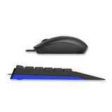 Rapoo NX2000 Wired Optical Mouse & Keyboard Combo Black