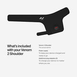 Hyperice Venom 2 Shoulder – Left | Advanced Heat and Vibration Therapy Device for Shoulder Recovery and Pain Relief