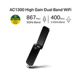TP-Link Archer T4U AC1300 High Gain Wireless Dual Band USB Adapter