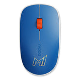 Rapoo M200 Mumbai Indians Wireless Mouse – Ambidextrous, PAW 3320 Sensor, Bluetooth Blue