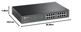 TP-Link 16 Port Gigabit Easy Smart PoE+ Switch 8 Poe GE + 8 GE TL-SG1016PE