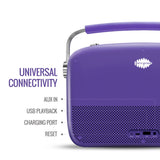 SAREGAMA Carvaan Premium Pop 6W Portable Speaker Pre-loaded 5000 Evergreen Hindi Songs 2.0Channel  Orchid Purple