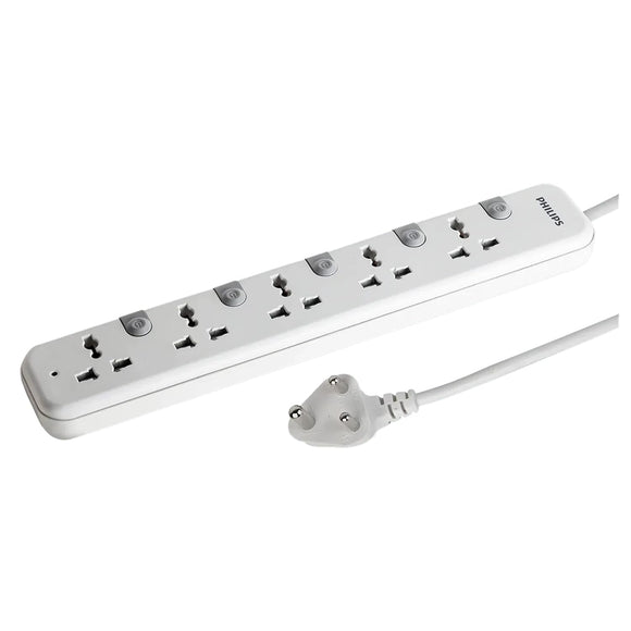 Philips Extension Cord 5 Socket 5 Switch CHP3451W