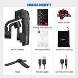 MOZA Mini-S Essential 3-Axis Gimbal for Mobile Advanced Shooting Modes, Black