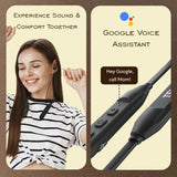 Tempt Rush X Neckband with 20 Hours Bluetooth Black