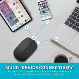 Rapoo M100 Ultra Silent Wireless Bluetooth Mouse Dark Grey