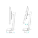 BenQ EW2790U 27” 4K UHD 3840x2160 Entertainment Monitor with 95% P3 AI Contrast 5Wx2 treVolo Speakers White