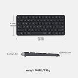 Rapoo E9050L Bluetooth Wireless Multi-Device Keyboard Dark Grey