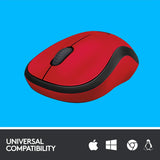Logitech M221 Silent Wireless Bluetooth Mouse Red