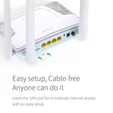 Dlink G403C Sim Router 4G LTE 300 Mbps Wireless White