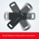 SanDisk Ultra Dual Drive Go Type-C 64GB, OTG, Upto 300MB/S,usb3.2_gen_1 Pendrive, Black