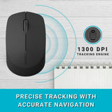 Rapoo M100 Ultra Silent Wireless Bluetooth Mouse Dark Grey