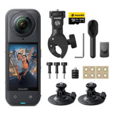 Insta360 X5 Motorcycle Kit 8K 360° Action Camera, Leading Low Light, Invisible Selfie Stick